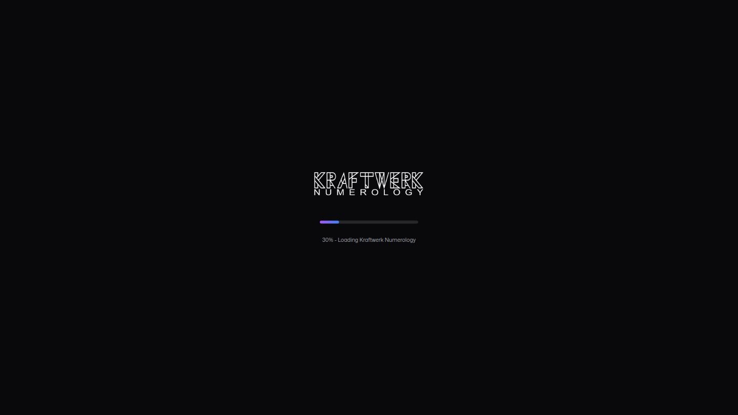 Kraftwerked.com Loading Screen
